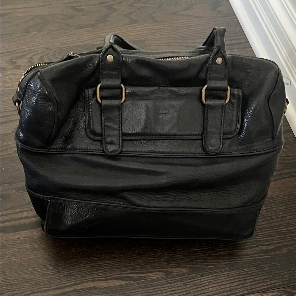 Jérome Dreyfuss Black Leather Bag